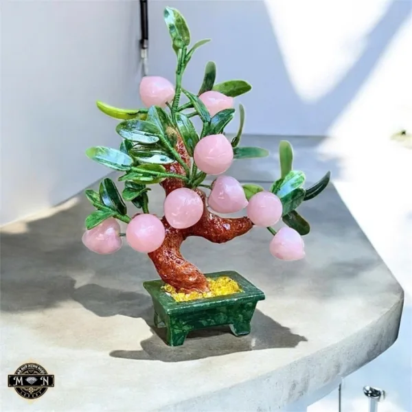 Cây đào thạch anh hồng