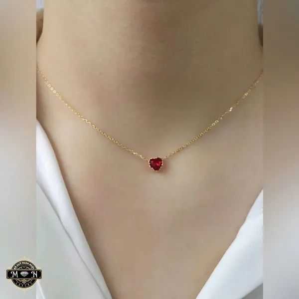 Dây chuyền vàng trái tim