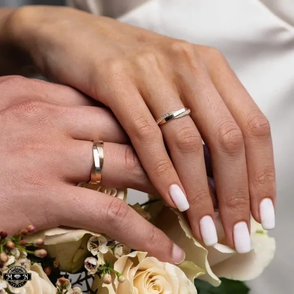 Nhẫn cưới giao thoa hạnh phúc