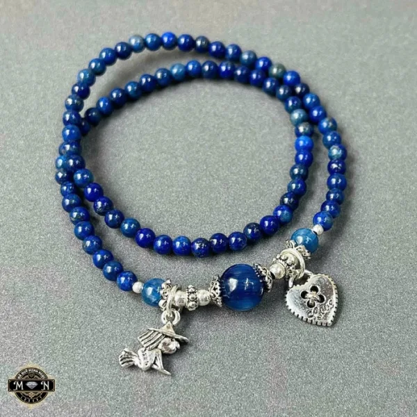 Vòng tay lam ngọc charm phù thủy