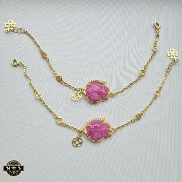 Vòng tay hồ ly ruby